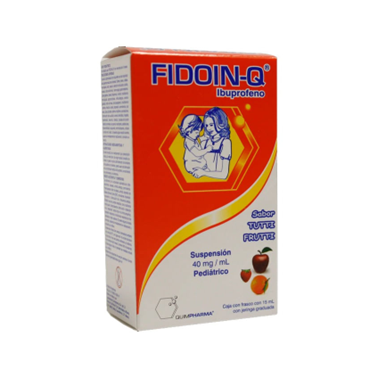 Fidoin-Q 40 mg/mL suspensión oral frasco con 15 mL (Ibuprofeno)