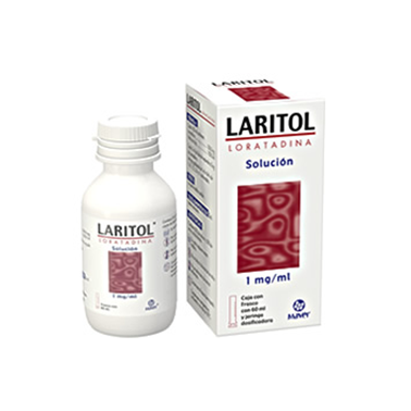 Laritol 100 mg/100 mL solución oral frasco con 60 mL (Loratadina)