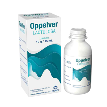 Oppelver 10 g/15 mL jarabe frasco con 120 mL (Lactulosa)