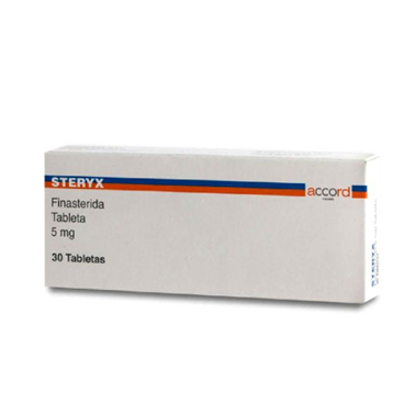 Steryx 5 mg con 30 tabletas (Finasteride)